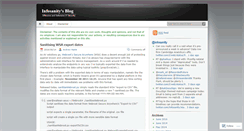 Desktop Screenshot of blog.infosanity.co.uk